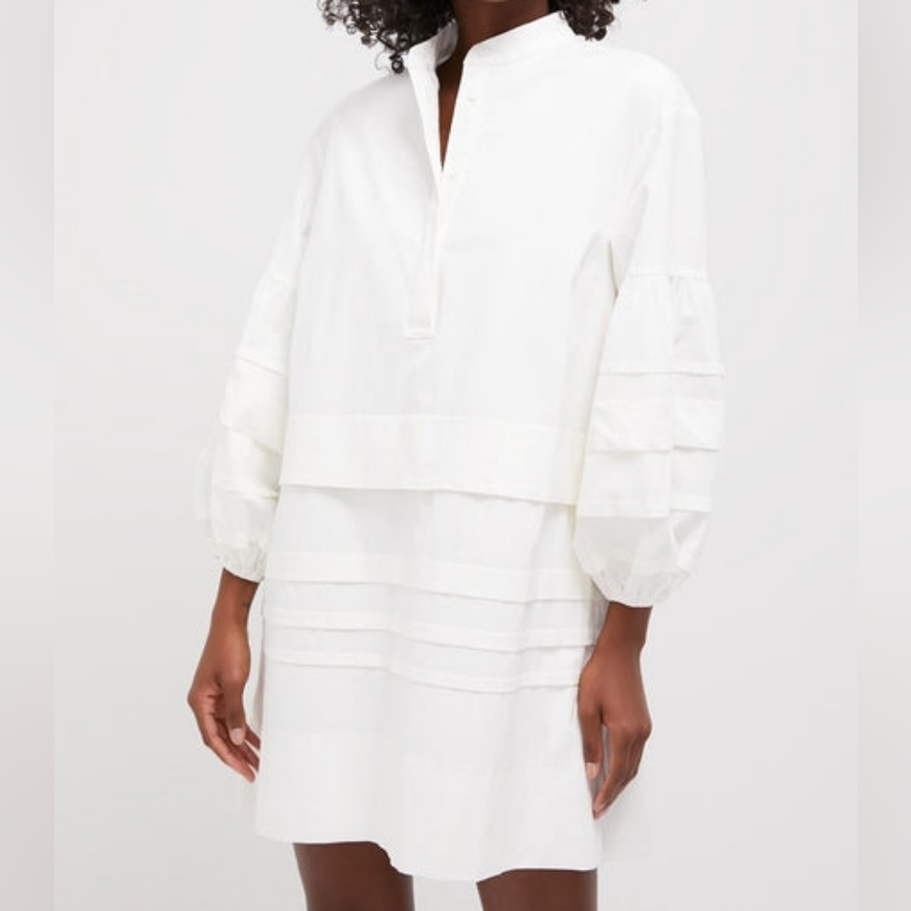 Tuckernuck Pomander Place White Chelsea Dress Large